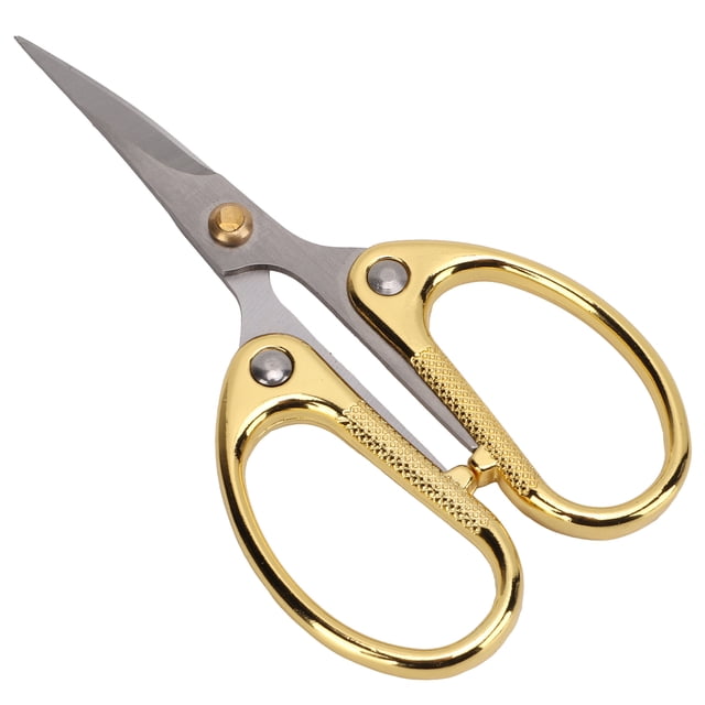 Embroidery Scissors, Exquisite Color Wide Application Craft Scissors Vintage Style For DIY For Sewing For Crafts Gold