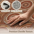 thumbnail image 6 of ODIKA Aztec Boho Vintage Faded Terracotta Ivory Geometric Tapetes Para for Entryway, Kitchen, Laundry Room, Stain Resistant Thin Throw, 6 of 7