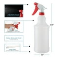 thumbnail image 2 of Empty Plastic Natural Spray Bottle  32 oz Spray Bottles for Cleaning Solutions - 100% Leak Proof with Mist Stream and Off Trigger Settings - for Home, Garden, Chemicals, and More Natural, 2 of 5