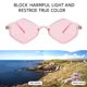 thumbnail image 4 of Gafas de sol con montura pequeña en forma de diamante transfronterizas europeas y americanas, hechas de PC, 4 of 5