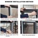 thumbnail image 3 of 10m x 25mm Tira de burlete autoadhesiva Aislamiento del sello de la ventana Aislamiento de la ventana de la puerta Absorción de sonido Resistente a la intemperie Repelente de insectos a prueba de agua esquí esquí Gafas de esquí, 3 of 5