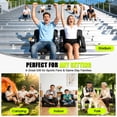 thumbnail image 6 of 2 Pcs Comfortable Stadium Grandstand Seat with Double Armrests and Lumbar Pillow, Multifunctional Storage, Portable, Foldable Outdoor Chair, 6 of 9