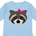 thumbnail image 4 of Inktastic Raccoon Girl Animal Girls Long Sleeve Toddler T-Shirt, 4 of 5