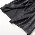 thumbnail image 4 of BLTIBY Women's 4 Piece Satin Pajama Set Silk Lace Cami Robe Nightgown and Shorts Sets Sleepwear Fashion Comfort Black XXL, 4 of 8