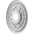 thumbnail image 4 of Ekena Millwork 16"OD x 3 1/2"ID x 1"P Baltimore Thermoformed PVC Ceiling Medallion (Fits Canopies up to 6 1/2"), Universal Metallic Champagne Mist, 4 of 5