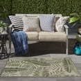 thumbnail image 4 of Nourison Garden Oasis 2' x 4' Ivory Green Outdoor Rug, 4 of 10