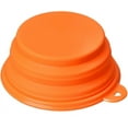 thumbnail image 2 of OR Dish Silicone Cat Bowl Feeder Collapsible Pet Water Dog Feeding Travel Pet Others No Spill Dog Bowls for Puppies(a1-Orange,One Size), 2 of 3