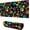 Dog Paws Print, variant on Desk Mat for Desktop,Extended Gaming Big Foot Forest Mouse Pad,Non-Slip Rubber Base Mousepad with Stitched Edges for Office Home Desk Decor,31.5X15.7 Inch
