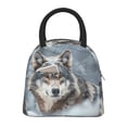 thumbnail image 1 of Easygdp Majestic Snowy Wolf Bolsa de Almuerzo Insulada Grande, Forro de Aluminio, Diseño Espacioso, a Prueba de Fugas, Ideal para Trabajo, Picnics, Viajes y Actividades al Aire Libre, 1 of 6