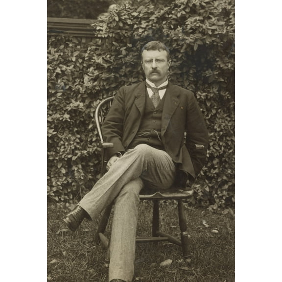 Print: Theodore Roosevelt When He Succeeded Mckinley., 1901