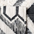 thumbnail image 6 of Safavieh Natura Miah Geometric Wool Runner Rug, Ivory/Black, 2'3" x 8', 6 of 10