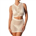 thumbnail image 1 of Conjuntos de Dos Piezas de Falda y Pareo, Trajes de Baño de Crochet para Mujer, Conjuntos de Playa Sexys para Vacaciones en Resorts. M, 1 of 10