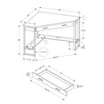 thumbnail image 3 of Monarch Specialties Computer Desk, Corner, 1 Storage Drawer, 1 Bottom Shelf Frame, 42"L X 42"W, 3 of 4