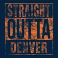 thumbnail image 3 of UGP Campus Apparel Straight Outta Denver - Football Team Pride Long Sleeve T Shirt - 3X-Large - Navy, 3 of 6