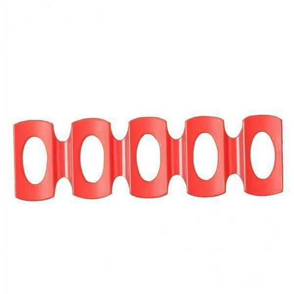 DOMELAY 6xSilicone Fridge Can Beer Bottle Rack Holder Mat Stacking Tidy Tool Red