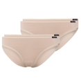 thumbnail image 1 of SKINY Mujer Calzoncillos de Río, paquete de 4 - Calzoncillos de bikini, algodón estirado, básico Beige L (Large), 1 of 3
