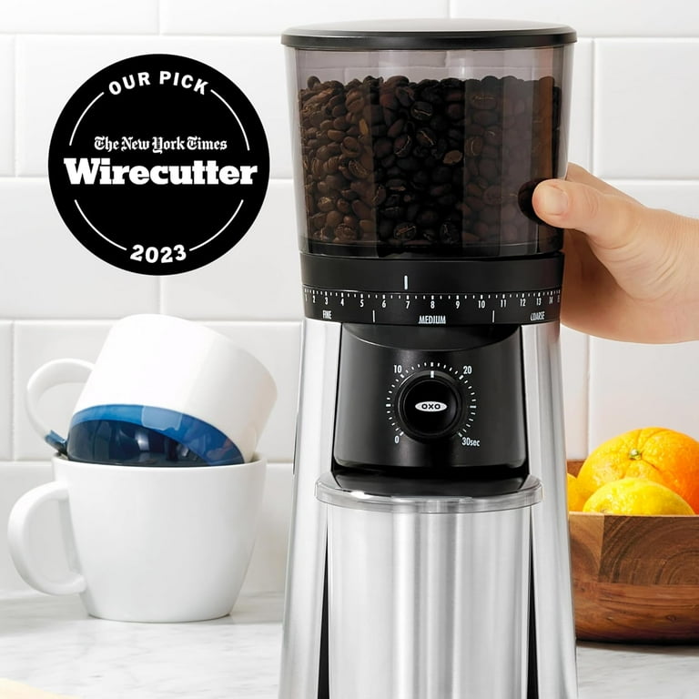 OXO 8717000 BREW One Touch Stainless Steel Conical Burr Coffee - Main Image