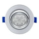 thumbnail image 4 of Estevez Luminario LED dirigible para empotrar en techo con Switch CCT, Modelo Dots CCT, Color Plata, 4 of 10