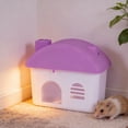 thumbnail image 5 of Fzaqwen Hamster Hide House Cage Small Animal Habitat for Dwarf Hamsters Rat Hedgehog Violet, 5 of 8