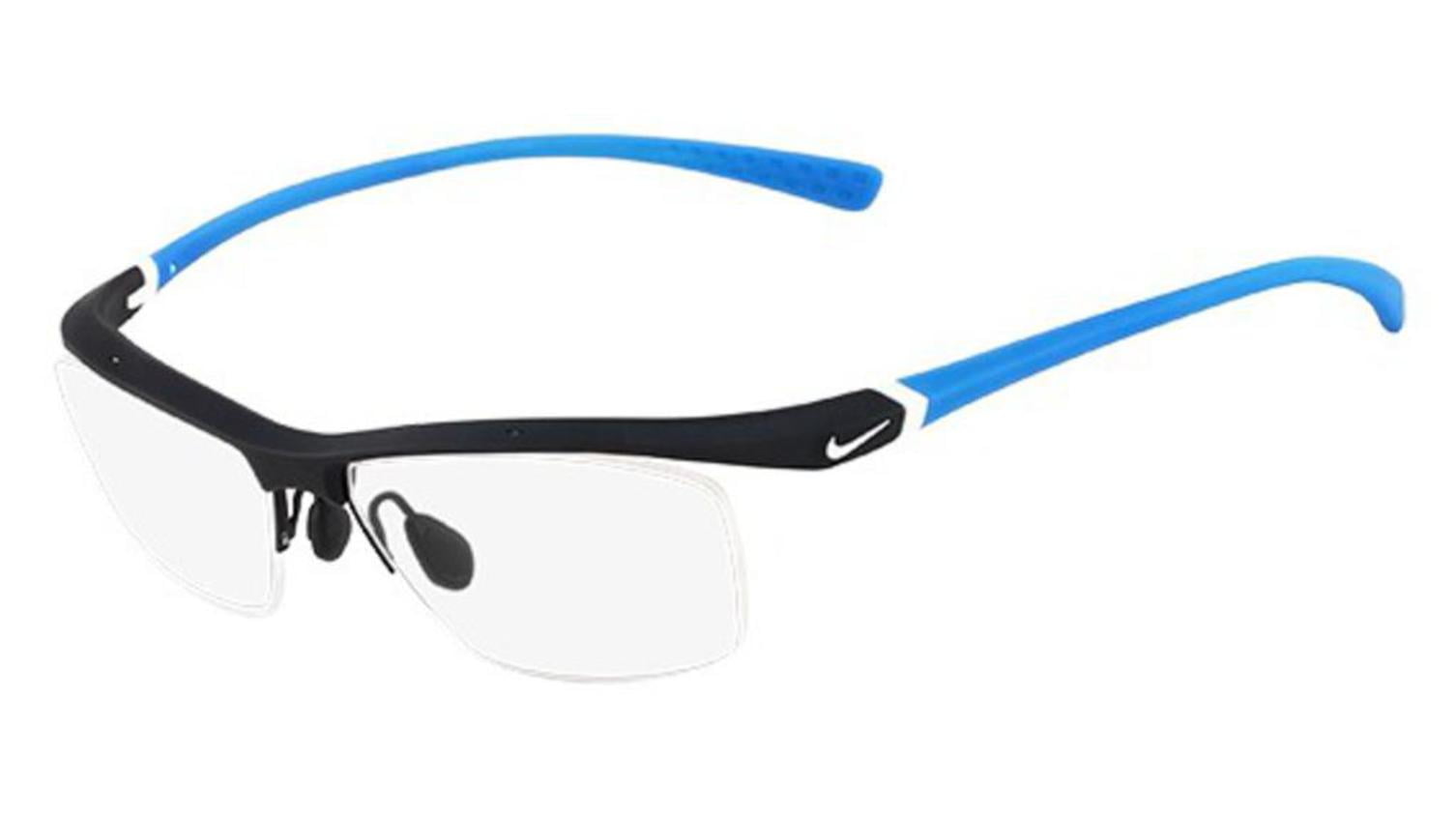 Permanentemente excursionismo Celo Eyeglasses NIKE 7070 / 1 011 Matte Black/Slate Blue - Walmart.com