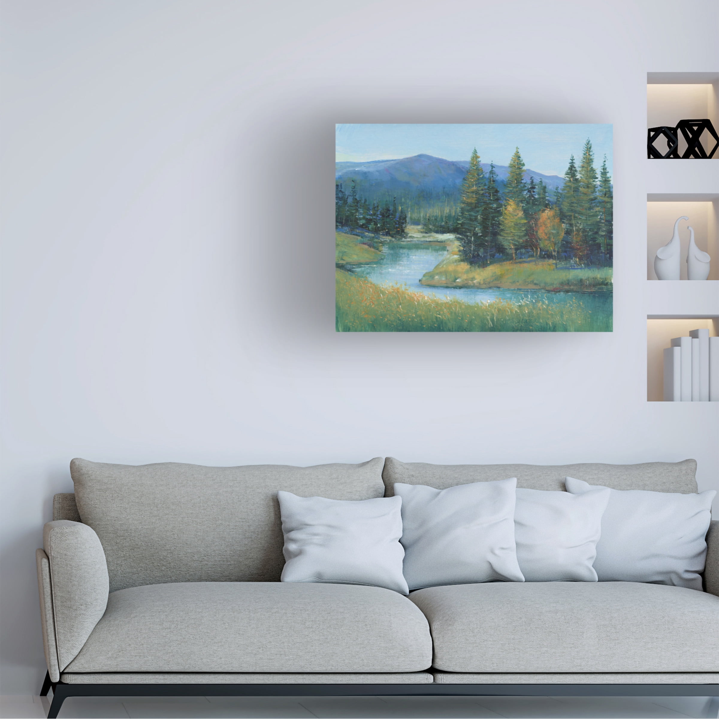 Tim OToole 'Trout Stream II' Canvas Art