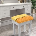 thumbnail image 5 of FOR U DESIGNS Sunflower Dot Print Stool Covers Rectangle 2 Pcs Comfortable Counter Bar Stools Cover Washable Stool Upholstered Protector Slipcover Bench Seat Protector, 5 of 9