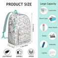 thumbnail image 5 of Waterproof Unicorn Backpack with Rainbow Cartoon Print, Durable School Bag Featuring Cute Mythical Horse Design, 5 of 5