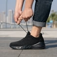 thumbnail image 4 of Larnmern Men's Ultra wide Non Slip Work Shoes Chef Restaurant Waterproof walking Sneakers Slip Resistant Breathable Shoes, 4 of 8