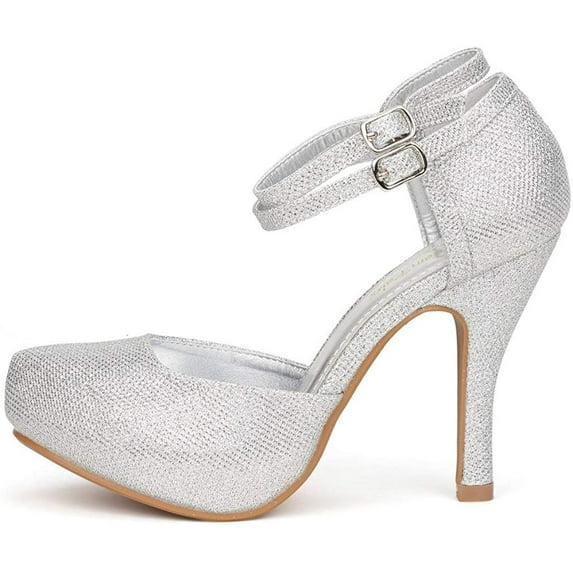 Dream Pairs Women's Classy Mary Jane Double Ankle Strap Almond Toe High Heel Dress Shoes Office-02