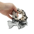 thumbnail image 5 of Unique Bargains 1 Pc Polka Dot Bow Scrunchies for Home Beige, 5 of 5