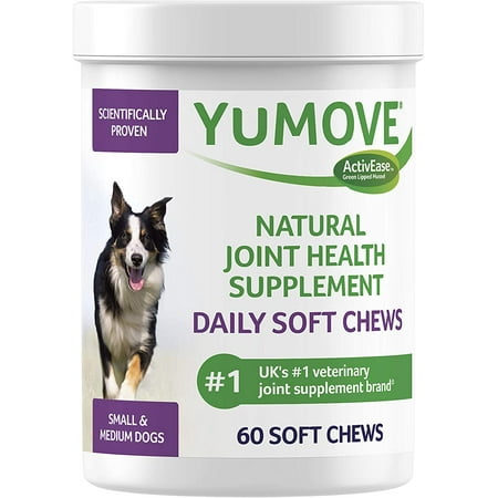 UPC: 0850013690237 | Lintbells YuMOVE Joint Supplement Dog Chews – Contains Glucosamine  Green Lipped Mussel – Natural Relief from Hip Ache  Stiff Joints – 1 Month’s Supply