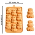 thumbnail image 2 of Silicone Halloween Baking Mold Pumpkin Bat Skeleton Shape DIY Fondant Chocolate Cookie Making Tool For Holiday Dessert Craft, 2 of 8
