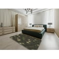 thumbnail image 5 of Ahgly Company Machine Washable Indoor Rectangle Transitional Midnight Gray Area Rugs, 8' x 10', 5 of 7