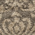 thumbnail image 3 of SAFAVIEH Florida Desmond Damask Shag Area Rug, Smoke/Beige, 5'3" x 7'6", 3 of 9