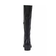 thumbnail image 4 of Baretraps Women's Black Cyra Faux Leather Block Heel Tall Boots, 4 of 5