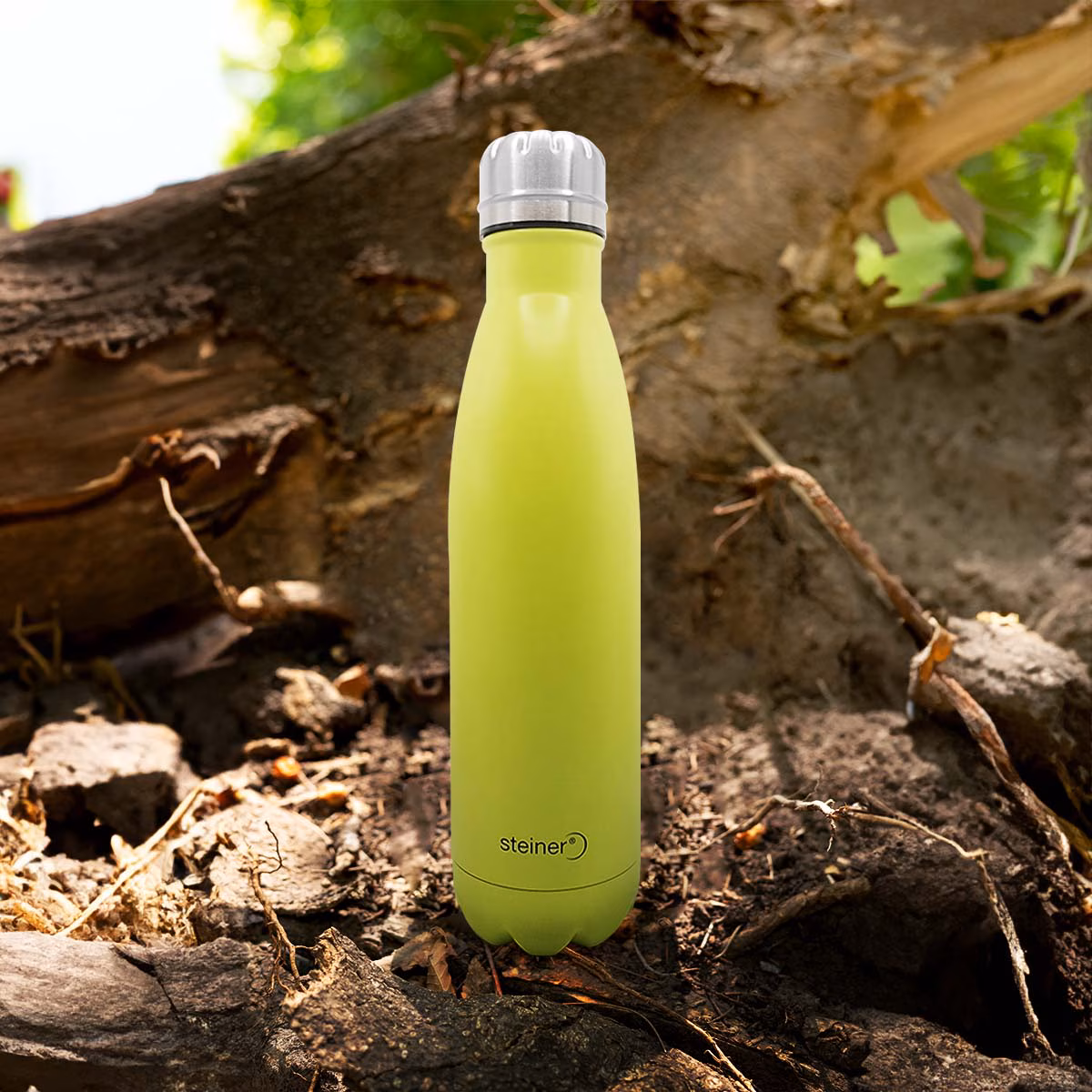 thumbnail image 3 of Botella Térmica Deportiva Steiner De Acero Inoxidable 750 Ml, Verde, 3 of 5