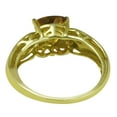 thumbnail image 3 of Carillon Gold Finish Trillion 7 MM Citrine 925 Sterling Silver Solitaire Women Ring Size US- 11.5, 3 of 8