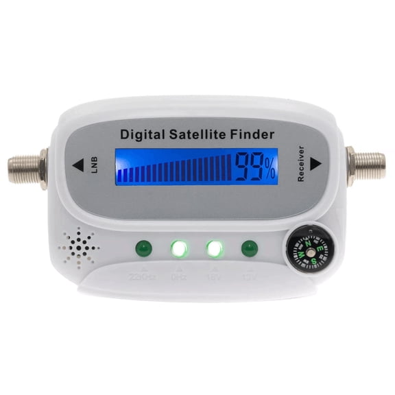 CSYANXING Satellite Signal Detection Finder 75Ω 7dB Gain 13-18V DC For Home Satellite TV Dish Alignment