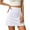 White, variant on Women's Athletic Skirt For Running Tennis Workout High Waist Solid Color Casual Skirt Comfortable Lightweight Summer Skirt For Sports And Beautiful Casual Women's Skirt