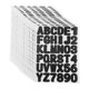 thumbnail image 1 of CRILSTYLEO Pegatinas De Letras Y Números Auto Adhesivas De Vinilo Para Posters Y Scrapbooking, 1 of 6