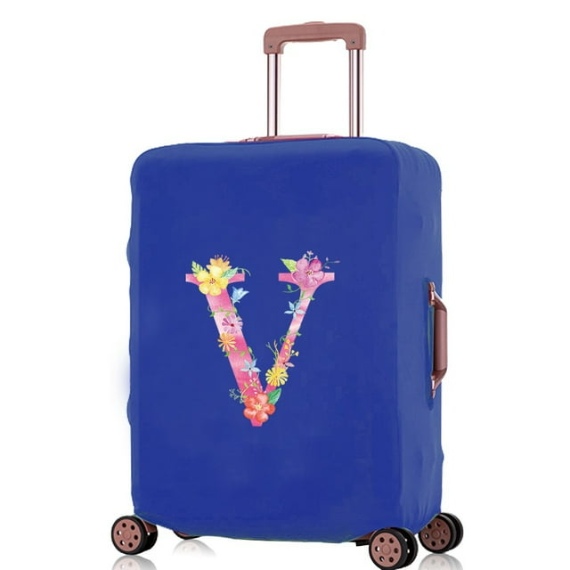 Luggage Covers Travel Accessories Suitcase Cover Protector Reusable Washable 18-32inch Pink Letter Printed Pattern Series 8pink V L