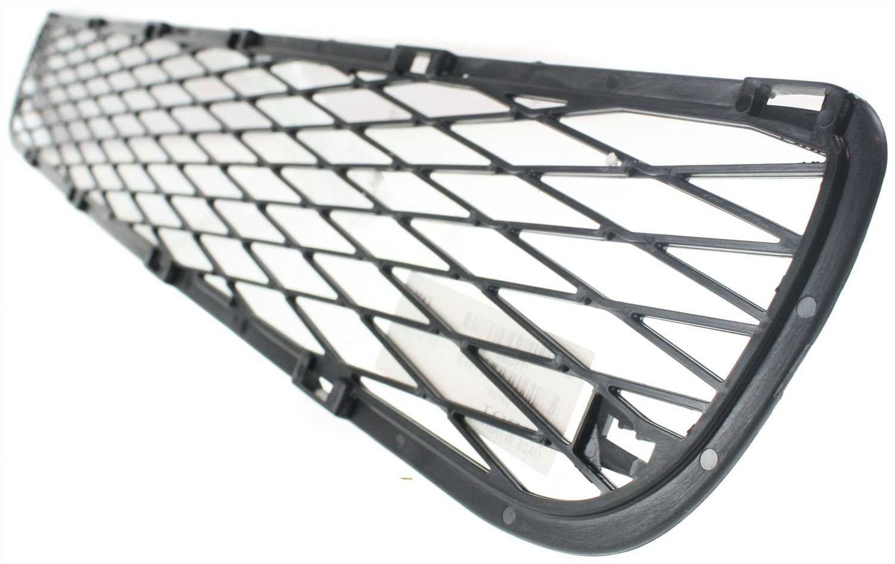 Bumper Grille Compatible With 2007-2008 Toyota Yaris Front, Lower Black