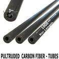 thumbnail image 3 of 3mm x 1.5mm x 1000mm -PULTRUDED - Round Carbon Fiber Tube - High Strength Tube, 3 of 5
