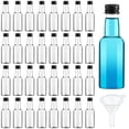 thumbnail image 1 of Mini botellas de licor Tessco de 75 ml de plástico con tapa, juego de 100 unidades, 1 of 7