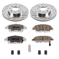 thumbnail image 3 of PowerStop Front Z26 Street Warrior Carbon-Fiber Ceramic Brake Pad and Drilled and Slotted Rotor Kit Fits: HONDA Select Models K696-26, 3 of 9