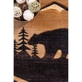 thumbnail image 2 of Westfield Home  Graham Canopy Hand-Carved Area Rug Beige 2'7" x 4'2" 3' x 5' Living Room,Entryway,Dining Room White,Black, 2 of 5