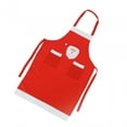 thumbnail image 3 of DOLITY 4xXmas Santa Claus Aprons Holiday Kitchen Apron for House Cleaning Baking, 3 of 9