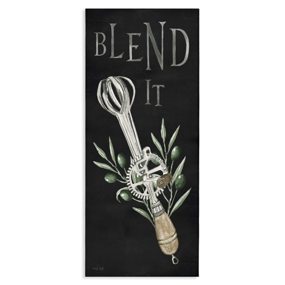 Stupell Industries Traditional Blend It Vintage Kitchen Canvas Art, 17 x 40, by Cindy Jacobs