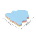 thumbnail image 3 of FRCOLOR 1200Pcs Self Note Pads Christmas Tree shape Post Notes for Daily Life,0.96"X0.96"X0.47", 3 of 10