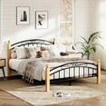 thumbnail image 2 of Metal Queen/Full/Twin Platform Bed Frame - Structurally Stable Steel Slat Supported Queen Bed Frames,No Box Spring Needed for Easy Removal and Transport, 2 of 8
